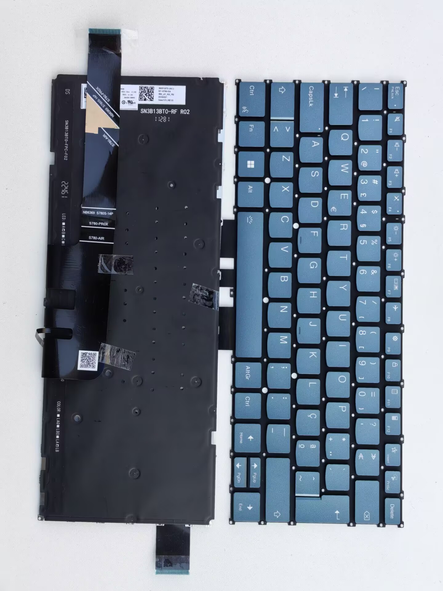 Picture of New Replacement Laptop Keyboard For LENOVO YOGA PRO 7 14ARP8 shout button/14AHP9/14IRP8 Blue Backlit PO Layout